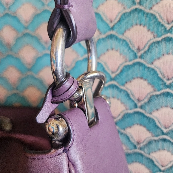 Coach Hobo Purple Women's Bag - Picture 9 of 9